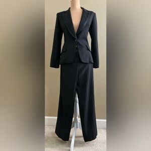 Dolce & Gabbana Black Pinstripe Pantsuit